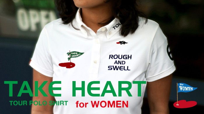 TAKE HEART POLO for WOMEN BANNER