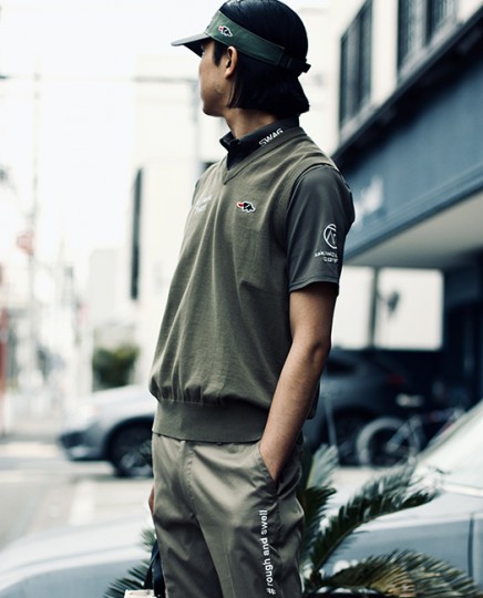 FAIRWAY FEVER VEST オリーブ 7